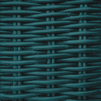 Lacquered rattan Blue Ocean